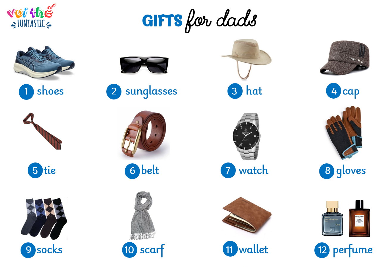 GIFTS FOR DADS | Quick Vocabulary