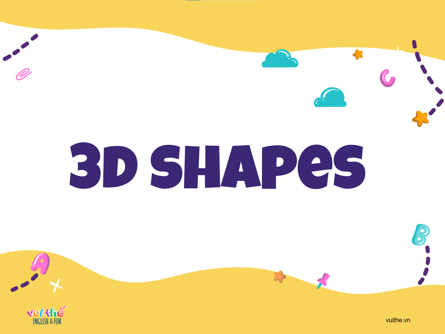 3D SHAPES [PPT Slides]