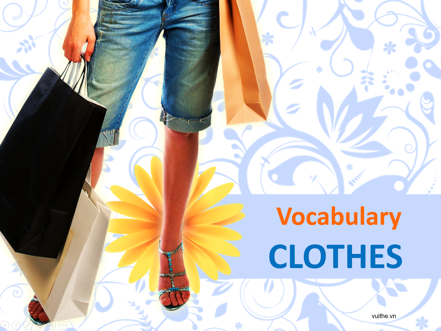 CLOTHES VOCABULARY [PPT Slides]